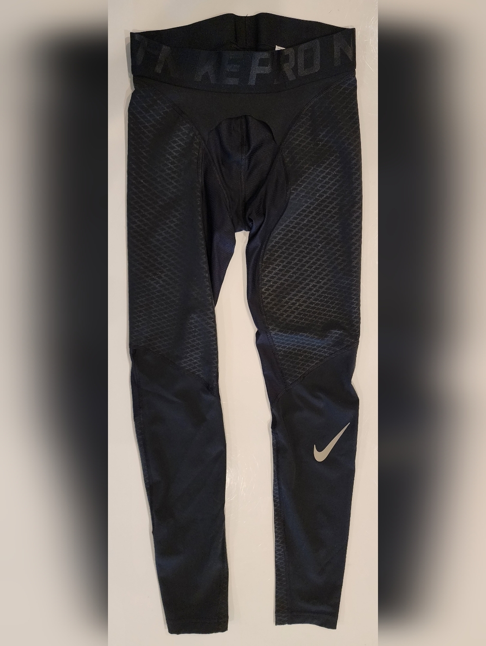 Nike Pro Zonal Strength Compression Tights Black Men's Small Athletic Leggings